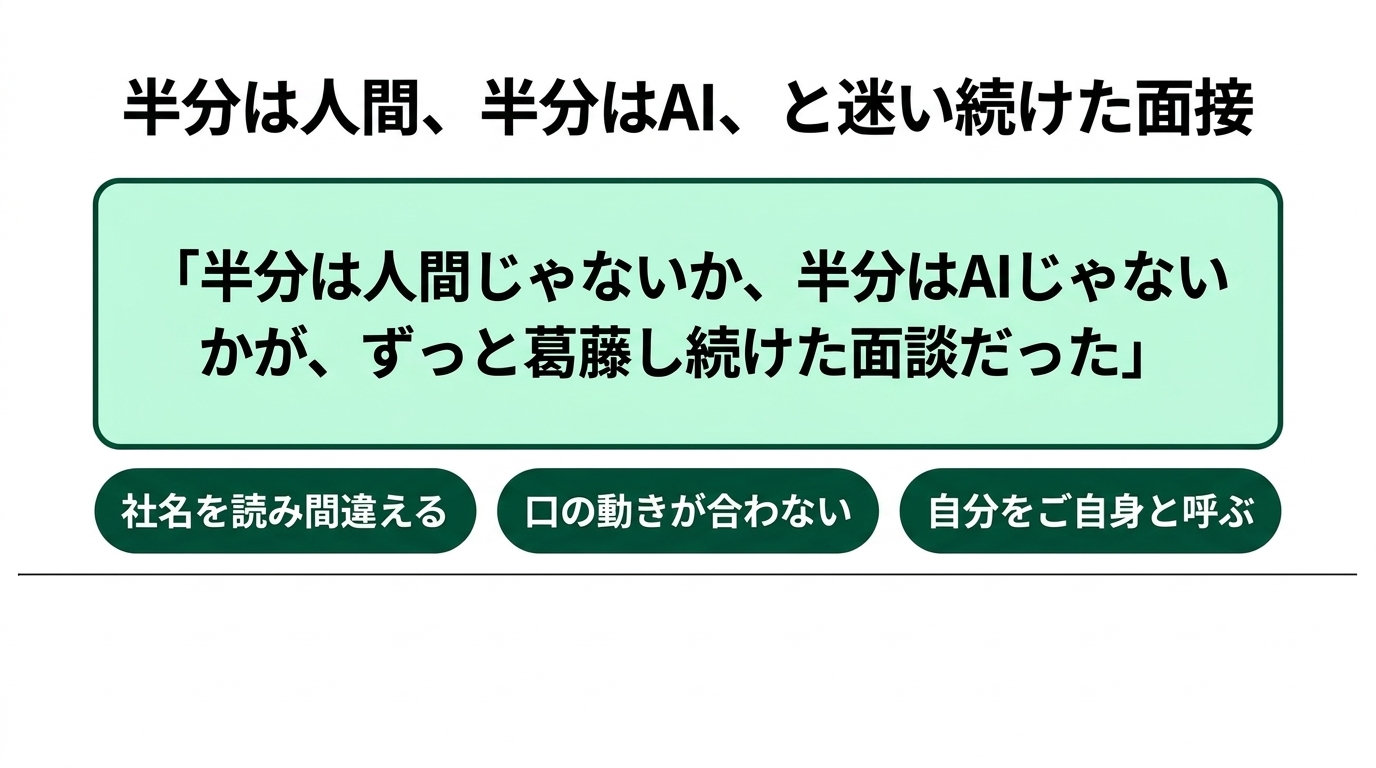 面接に来たのはAIだった|なりすまし応募に、管理部はどこで気づけるのかの解説スライド