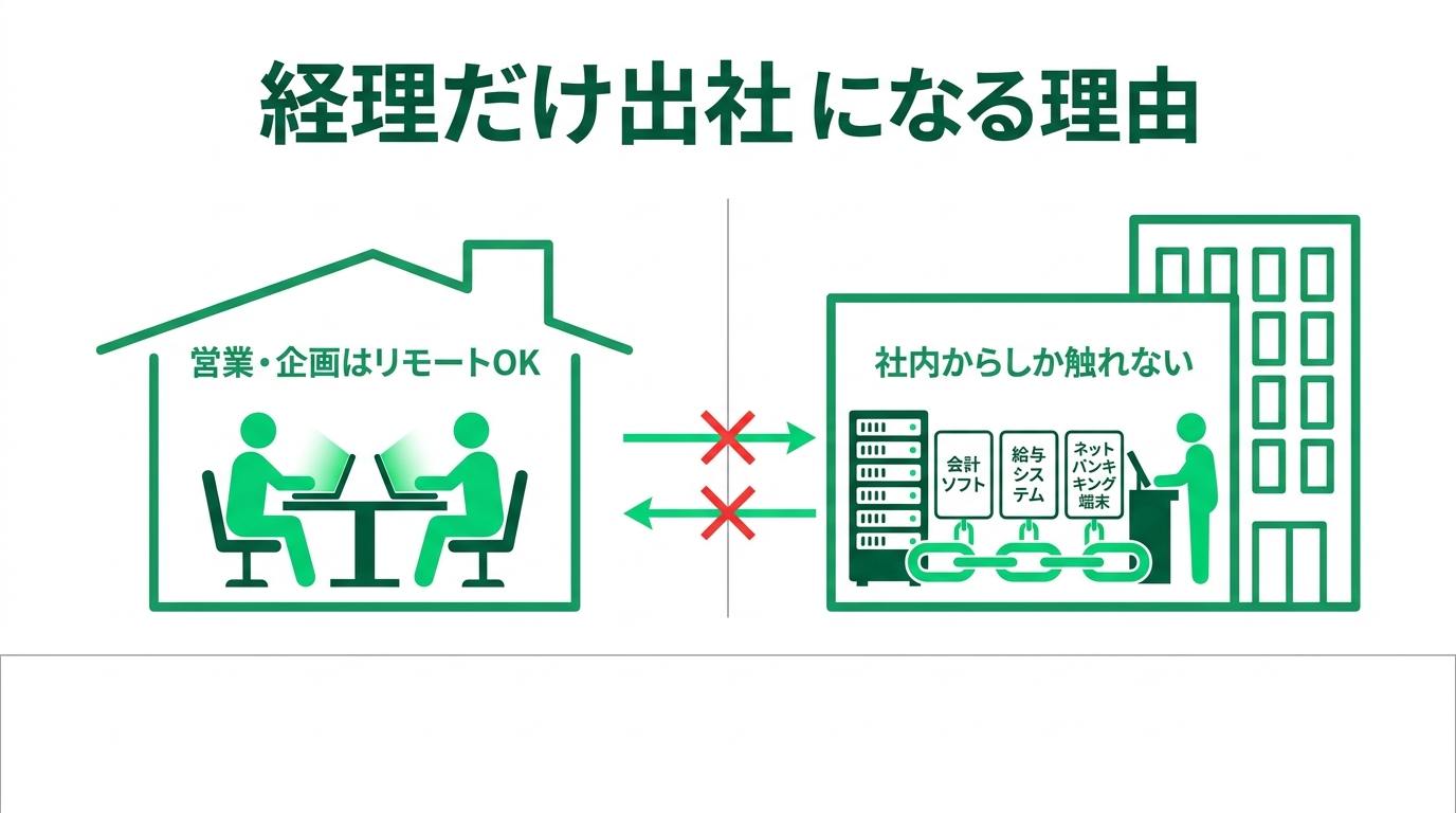 経理の在宅はなぜ難しい？リモートワークの入口となる「VPN」入門の解説スライド