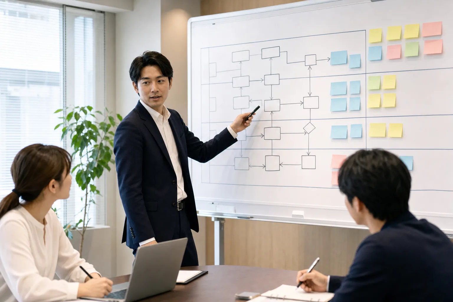 業務フローを可視化するワークショップのファシリテーション